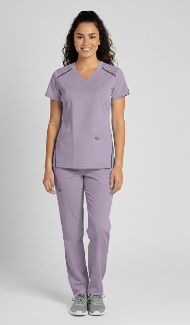 Conjunto uniforme M21 antifluido  mujer lila Colombia