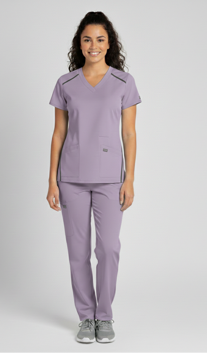 Conjunto uniforme M21 antifluido  mujer lila Colombia