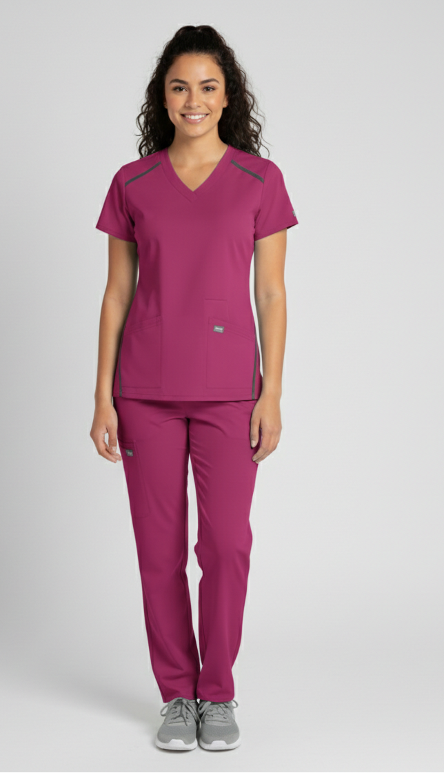Conjunto uniforme M21 antifluido  mujer magenta Colombia