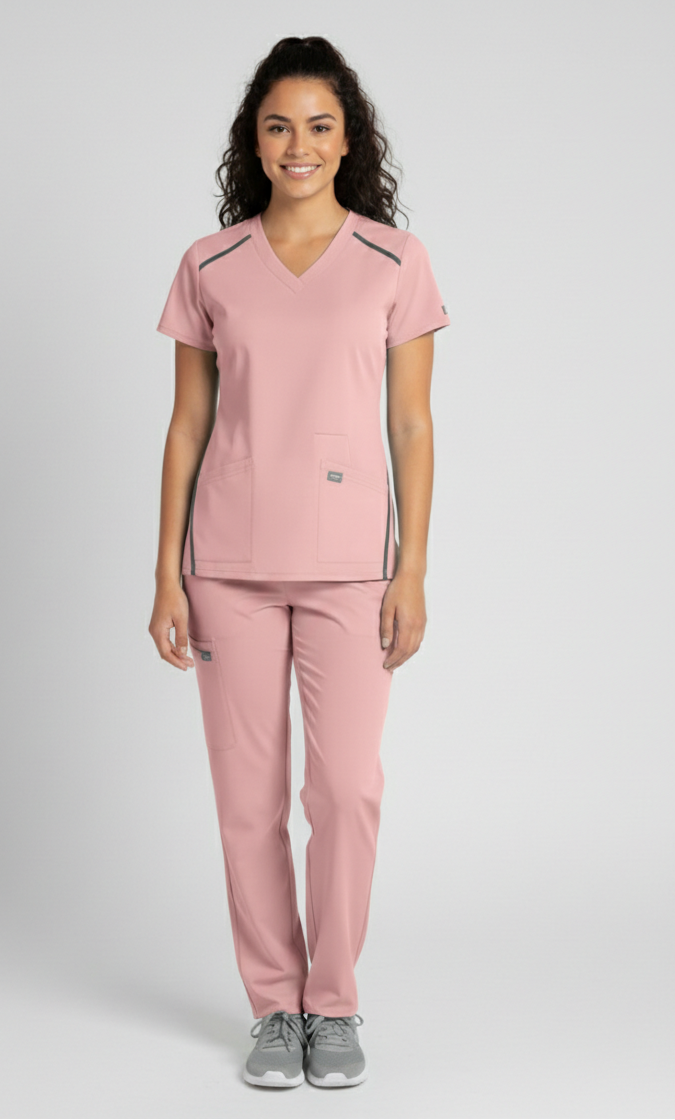 Conjunto uniforme M21 antifluido  mujer palo de rosa Colombia
