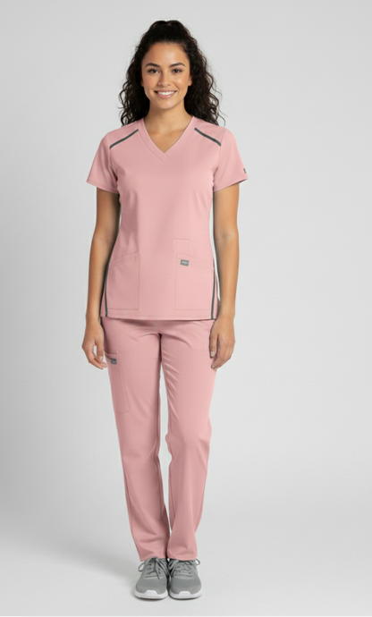 Conjunto uniforme M21 antifluido  mujer palo de rosa Colombia