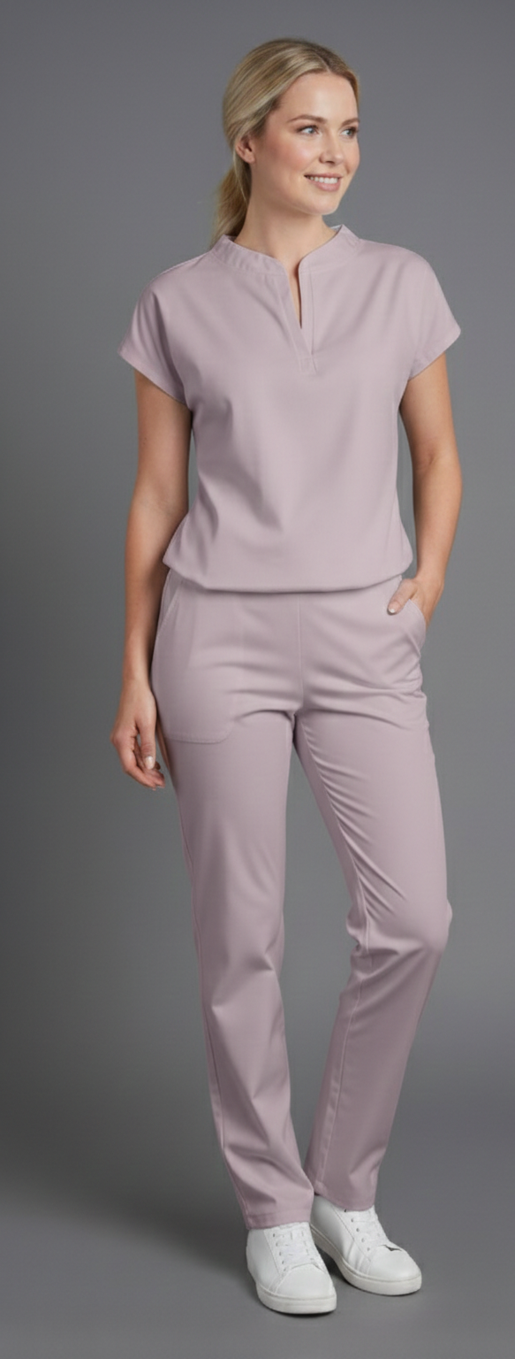 Conjunto uniforme D08 antifluido  mujer lila Colombia