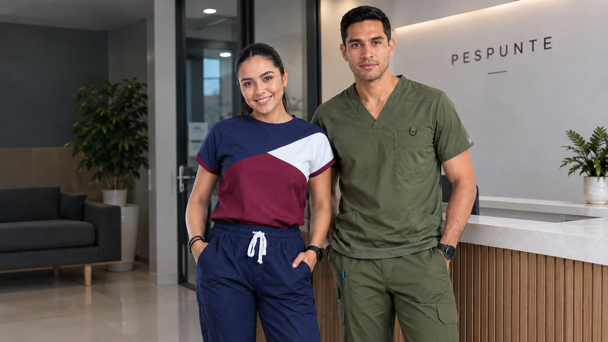 Colección de uniformes Pespunte