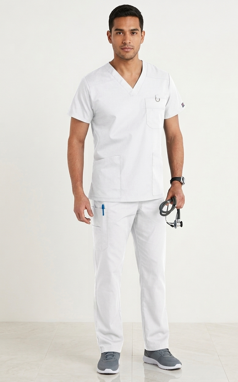 Uniforme Cedro, Hombre, Blanco, Colombia
