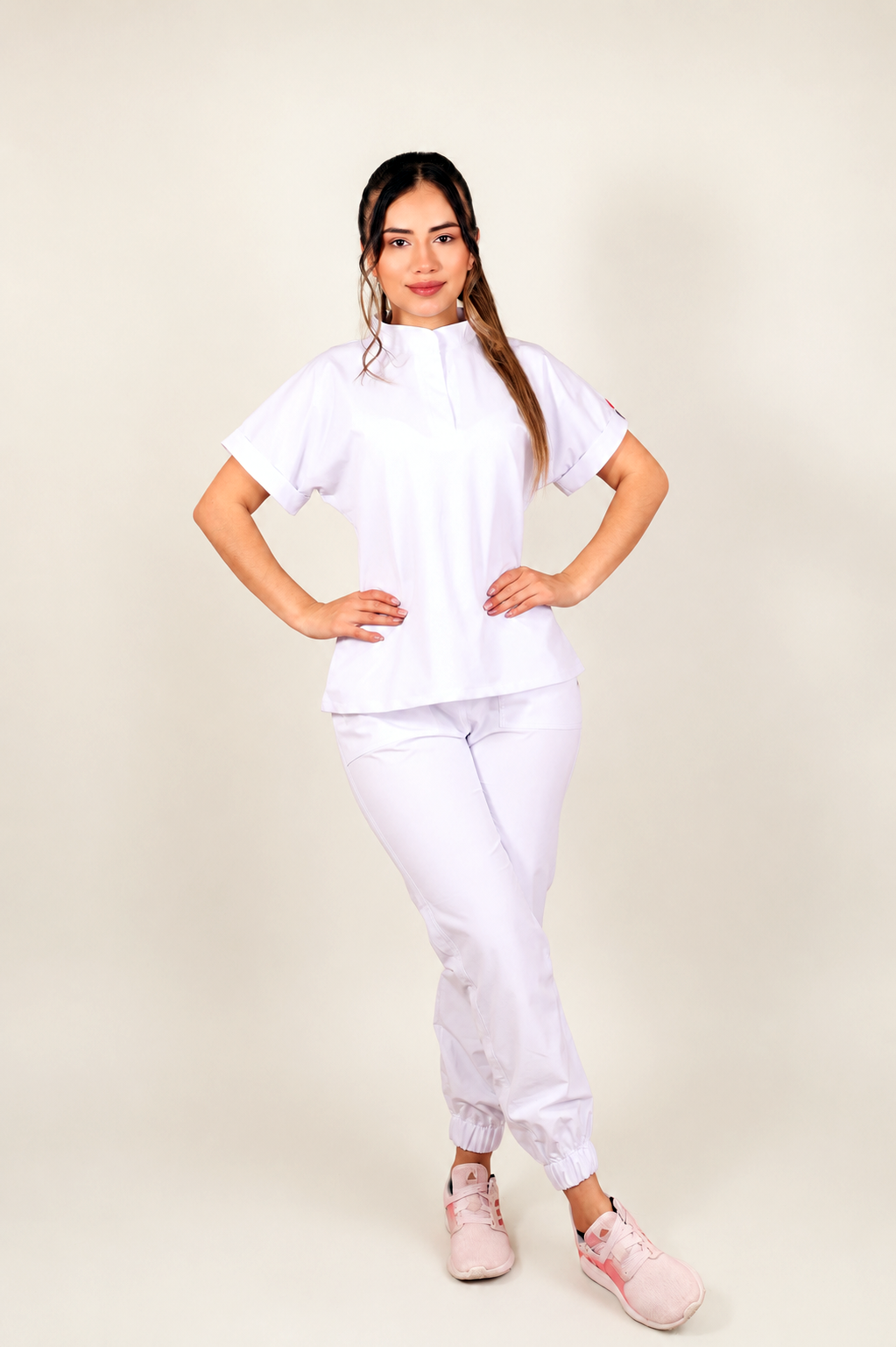 Uniforme Malva Mujer Blanco, Colombia