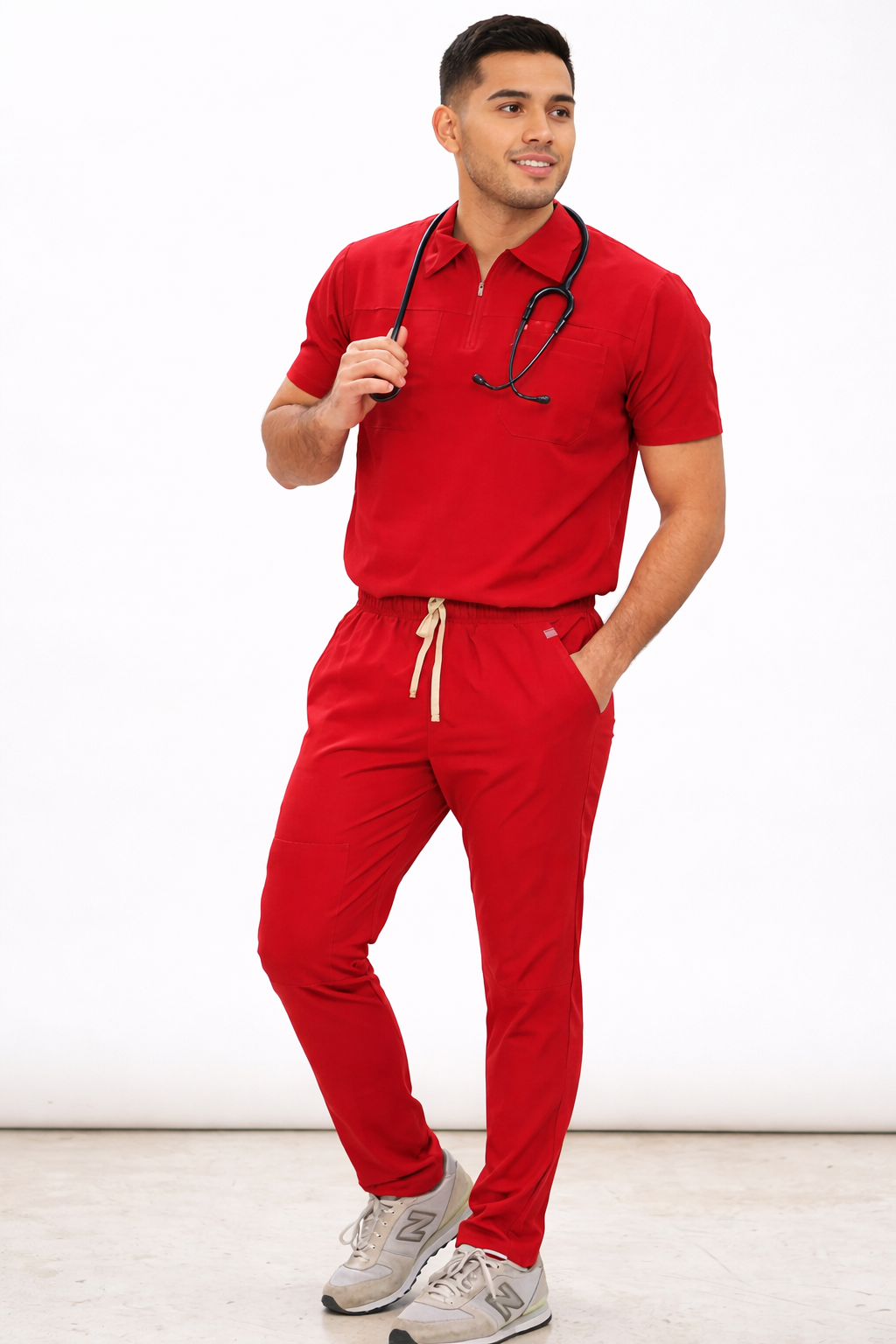 Uniforme Nogal tipo Polo color rojo Colombia