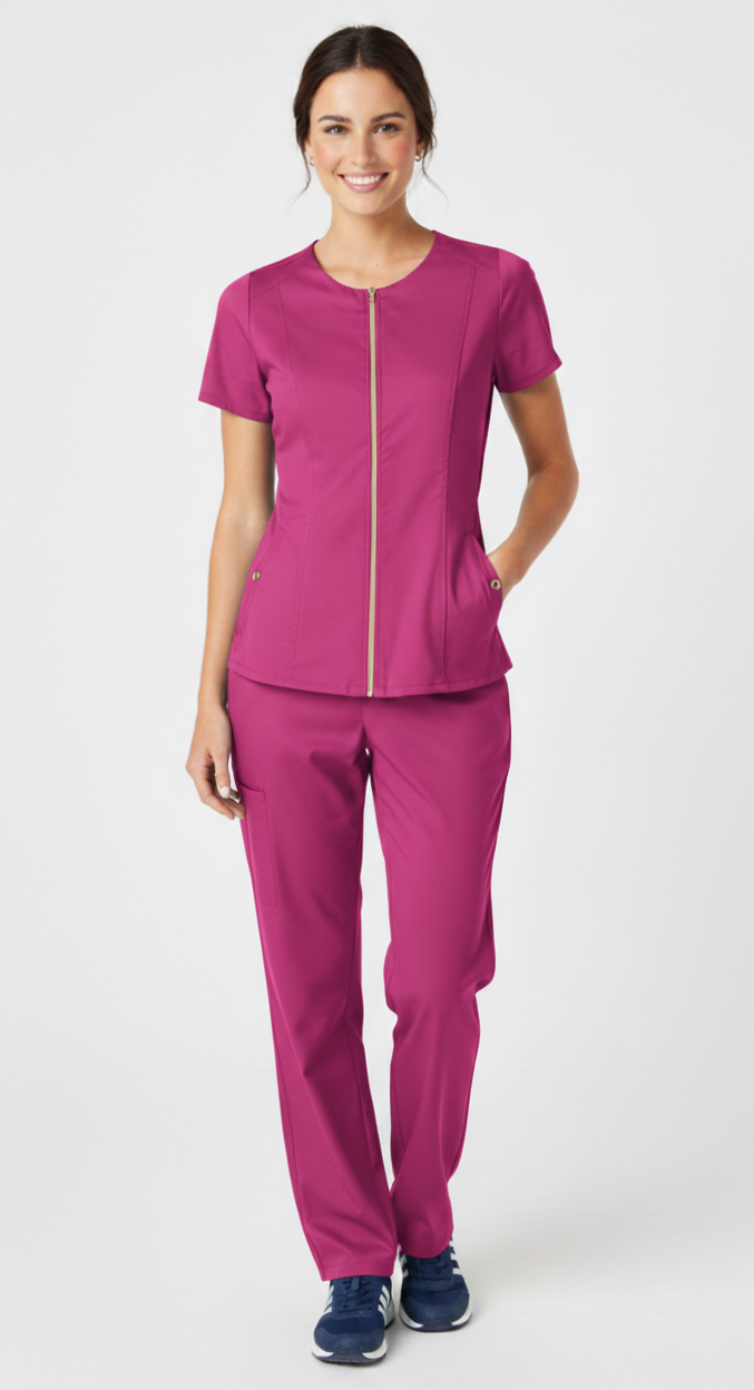 Conjunto uniforme D06 antifluido  mujer magenta Colombia