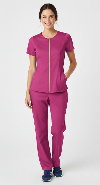 Conjunto uniforme D06 antifluido  mujer magenta Colombia