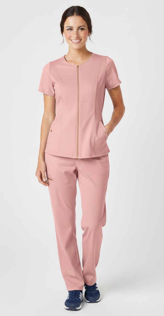 Conjunto uniforme D06 antifluido  mujer palo de rosa Colombia