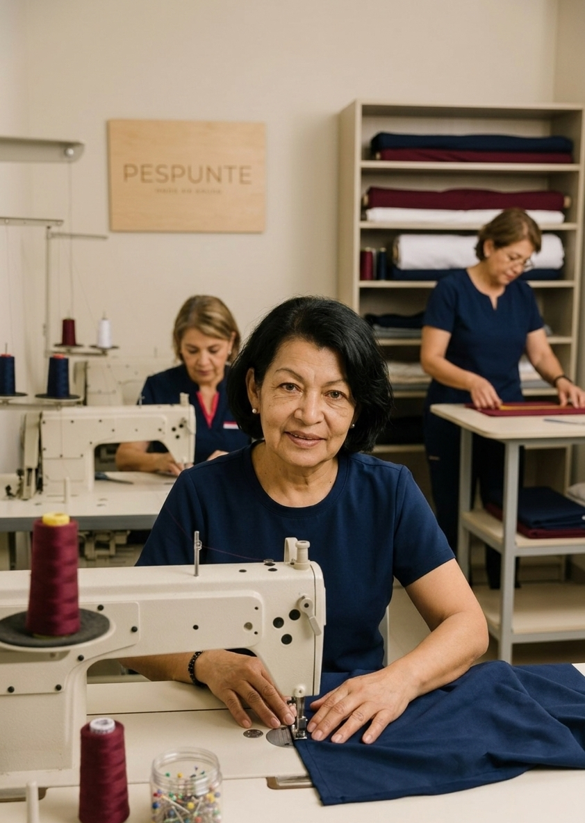 Equipo Pespunte fabricantes de uniformes en Colombia